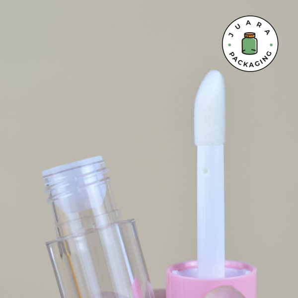 Wadah Lipcare Hati Aplikator Miring - 6 ml - Image 4