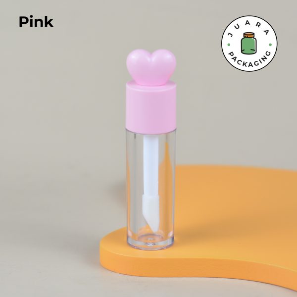 Wadah Lipcare Hati Aplikator Miring - 6 ml - Image 9