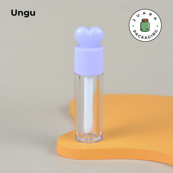 Wadah Lipcare Hati Aplikator Miring - 6 ml - Image 10