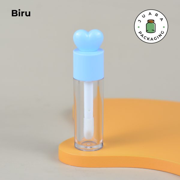 Wadah Lipcare Hati Aplikator Miring - 6 ml - Image 11