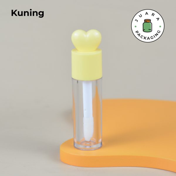 Wadah Lipcare Hati Aplikator Miring - 6 ml - Image 7