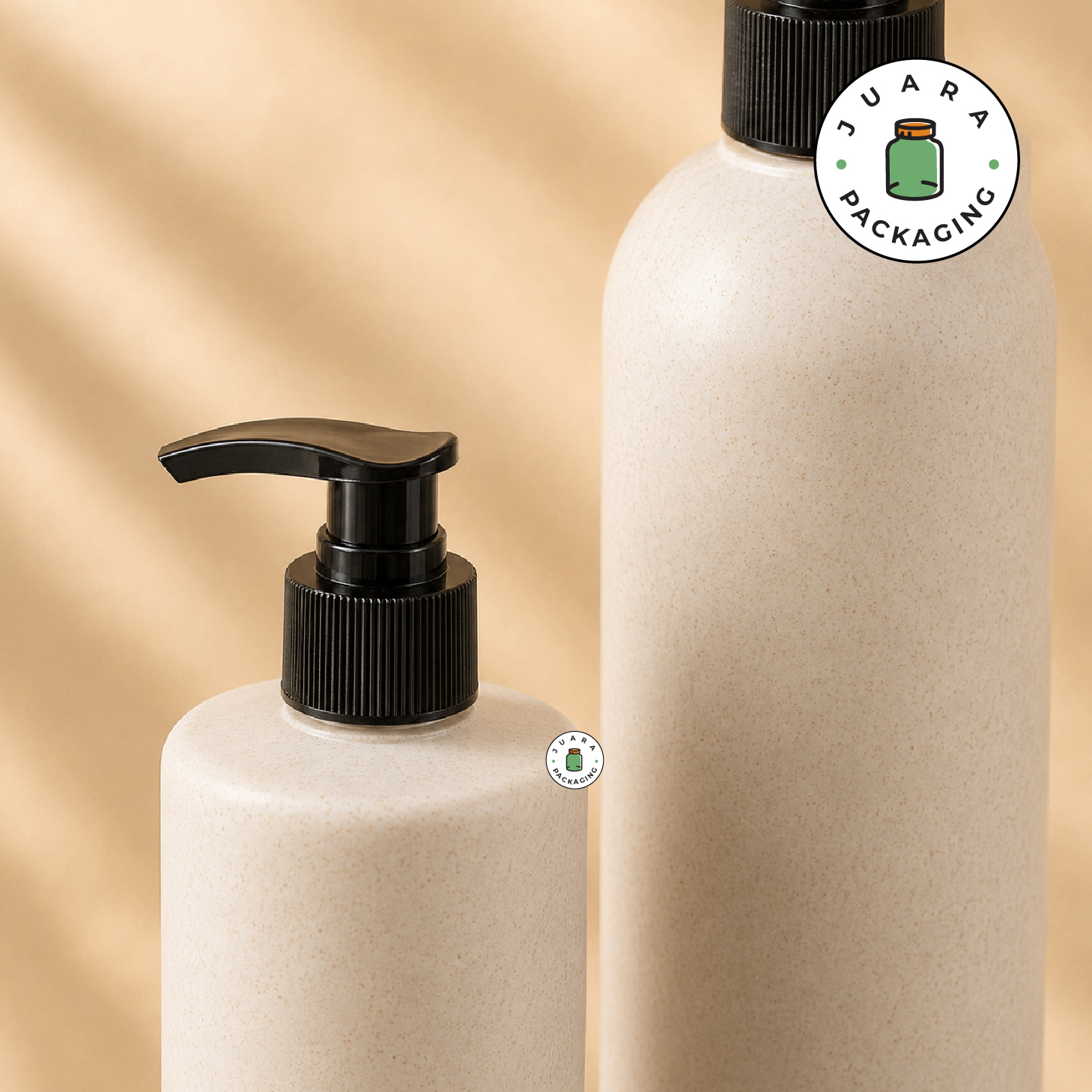 Botol Pump Plastik Daur Ulang - 300 ml 500 ml - Image 2