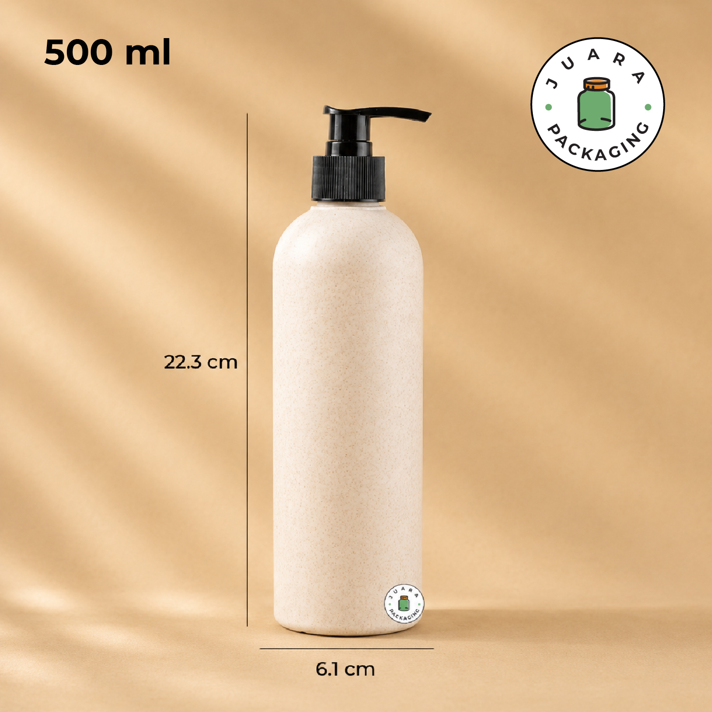Botol Pump Plastik Daur Ulang - 300 ml 500 ml - Image 6