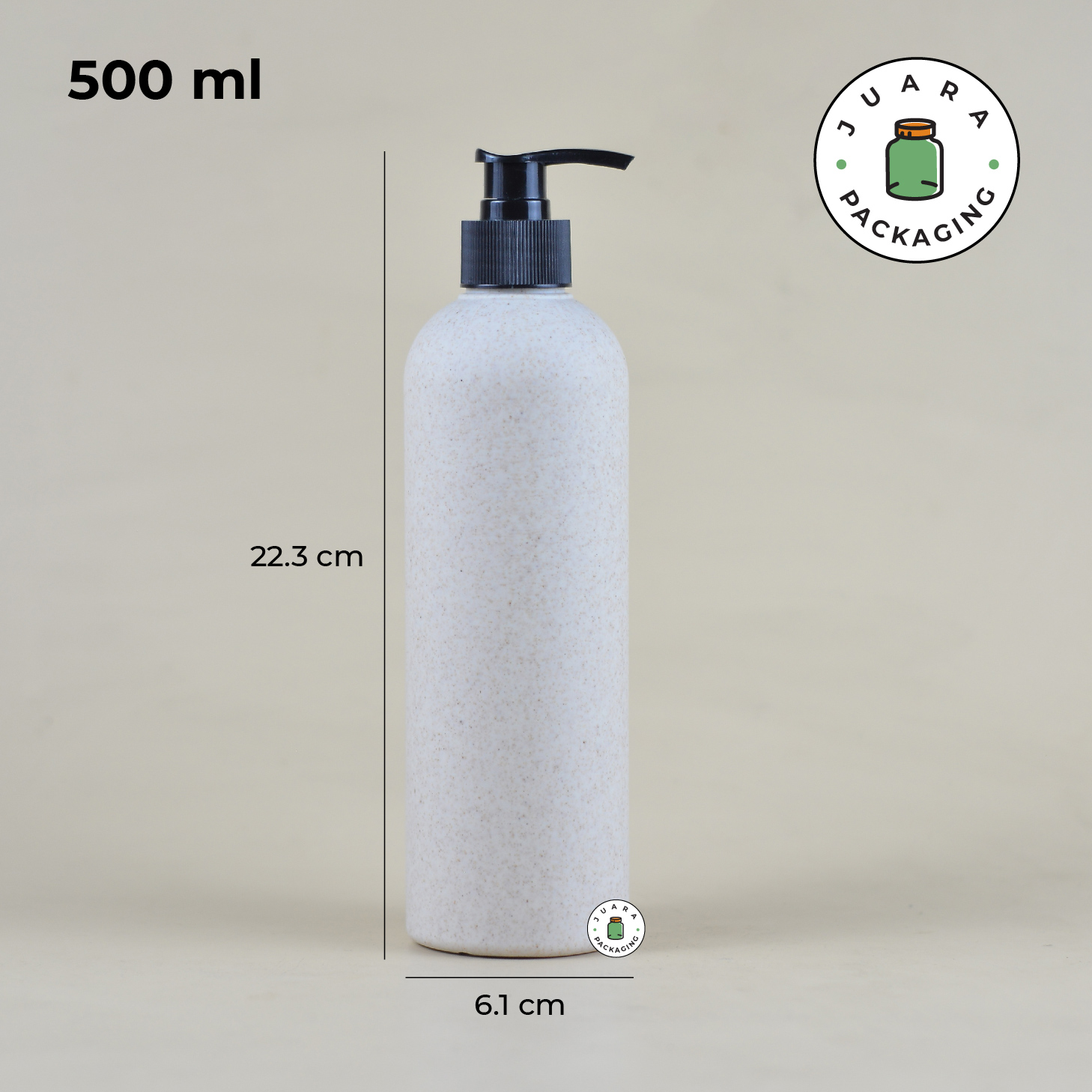 Botol Pump Plastik Daur Ulang - 300 ml 500 ml - Image 7