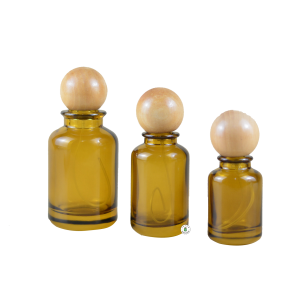 [SEMI PRESS] Botol Parfum Coklat Bulat - 30 ml 50 ml 100 ml