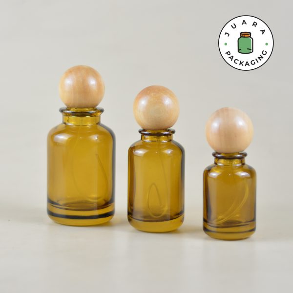 [SEMI PRESS] Botol Parfum Coklat Bulat - 30 ml 50 ml 100 ml - Image 9