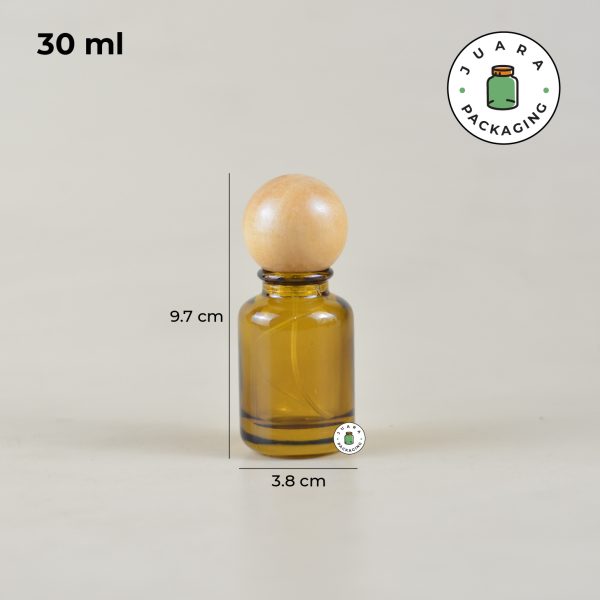 [SEMI PRESS] Botol Parfum Coklat Bulat - 30 ml 50 ml 100 ml - Image 6