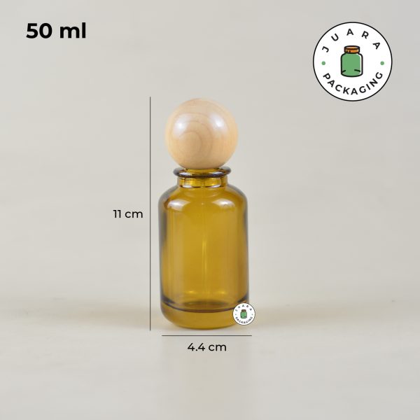 [SEMI PRESS] Botol Parfum Coklat Bulat - 30 ml 50 ml 100 ml - Image 7