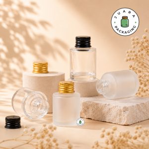 Botol Kaca Mini Bening Buram - 20 ml