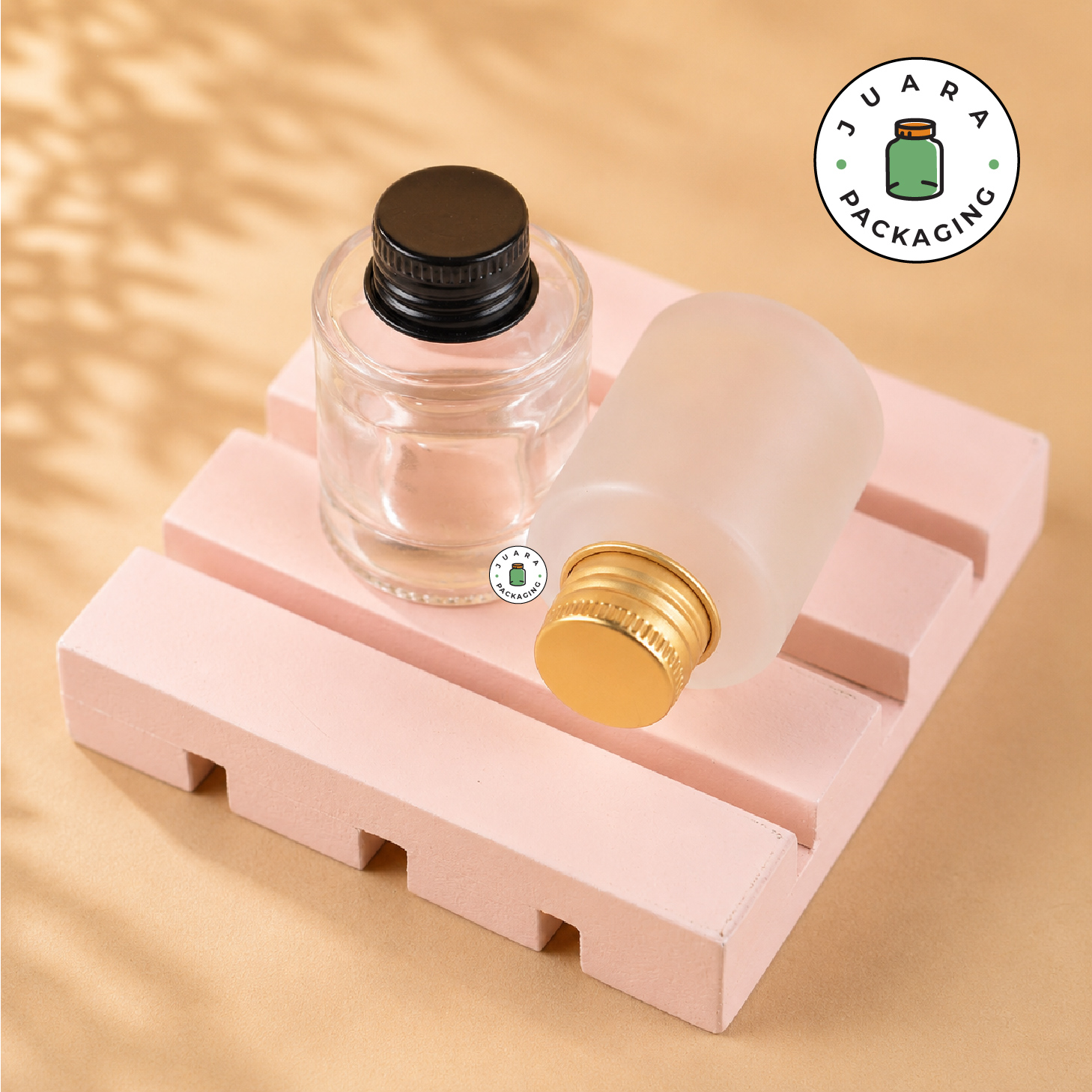 Botol Kaca Mini Bening Buram - 20 ml - Image 4