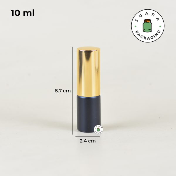 Botol Parfum Kaca Hitam Tutup Gold - 5ml 10ml 20ml 30ml 50ml 100ml - Image 6