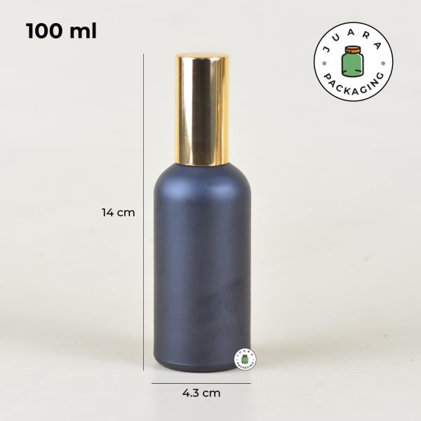 Botol Parfum Kaca Hitam Tutup Gold - 5ml 10ml 20ml 30ml 50ml 100ml - Image 10