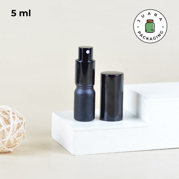 Botol Parfum Kaca Hitam Tutup Hitam - 5ml 10ml 20ml 30ml 50ml 100ml - Image 11