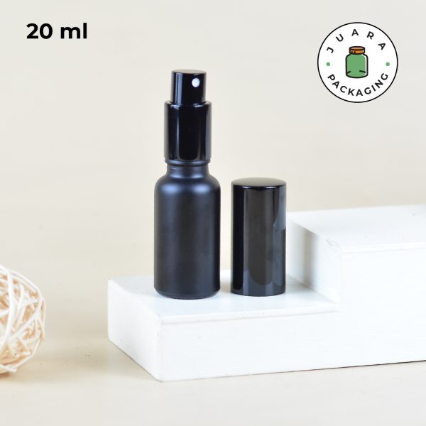 Botol Parfum Kaca Hitam Tutup Hitam - 5ml 10ml 20ml 30ml 50ml 100ml - Image 13