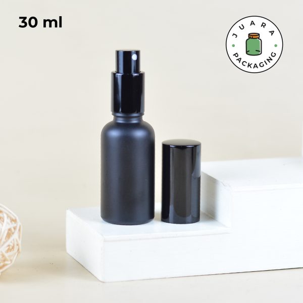 Botol Parfum Kaca Hitam Tutup Hitam - 5ml 10ml 20ml 30ml 50ml 100ml - Image 14