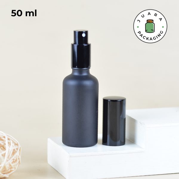 Botol Parfum Kaca Hitam Tutup Hitam - 5ml 10ml 20ml 30ml 50ml 100ml - Image 15