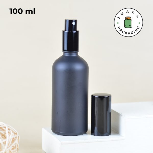 Botol Parfum Kaca Hitam Tutup Hitam - 5ml 10ml 20ml 30ml 50ml 100ml - Image 16