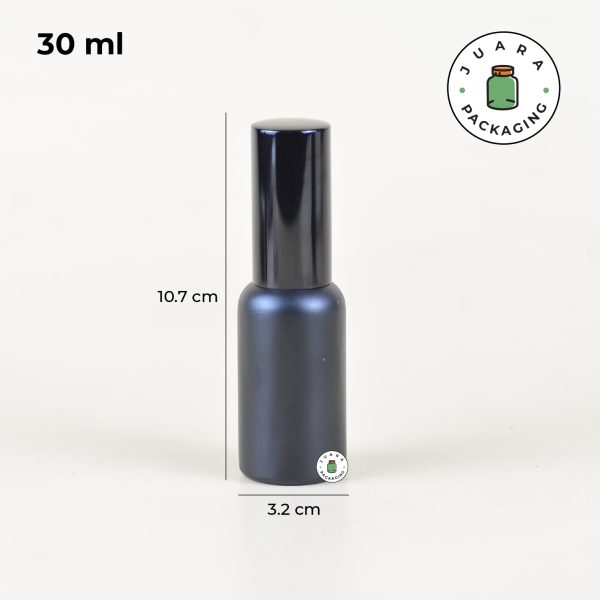 Botol Parfum Kaca Hitam Tutup Hitam - 5ml 10ml 20ml 30ml 50ml 100ml - Image 8
