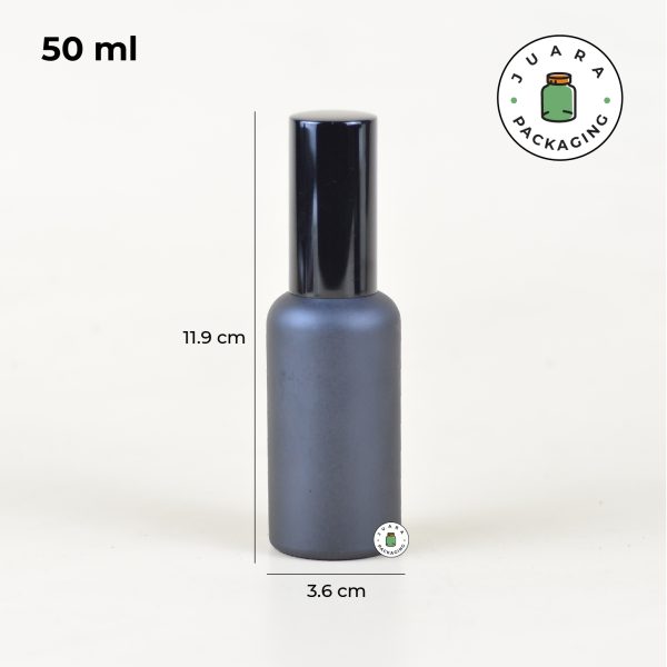 Botol Parfum Kaca Hitam Tutup Hitam - 5ml 10ml 20ml 30ml 50ml 100ml - Image 9