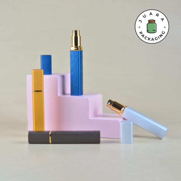 Botol Parfum Metallic Spray Gold - 10 ml - Image 2