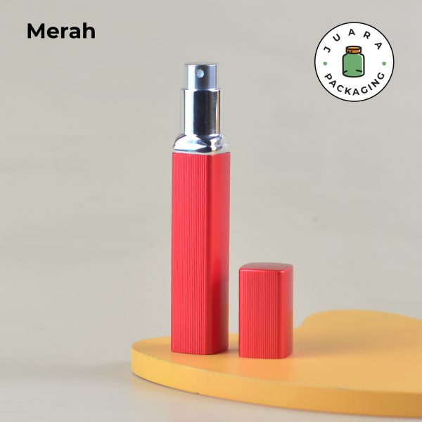 Botol Parfum Metallic Spray Silver - 10 ml - Image 10