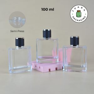 [SEMI PRESS] Botol Parfum Tutup Hitam - 100 ml