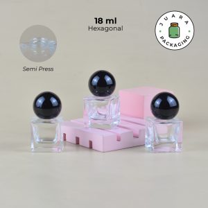 [SEMI PRESS] Botol Parfum Mini Tutup Bulat - 18 ml