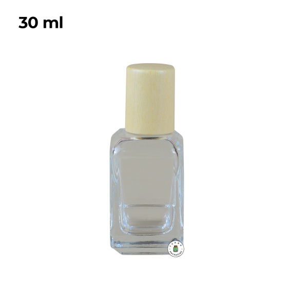 [SEMI PRESS] Botol Parfum Tutup Kayu - 30 ml
