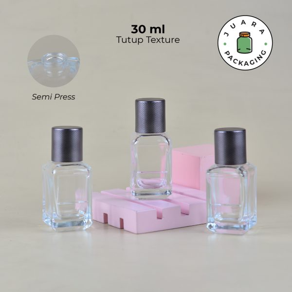 [SEMI PRESS] Botol Parfum Tutup Texture - 30 ml - Image 2
