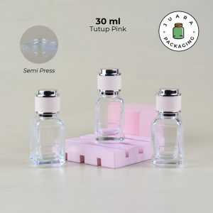 [SEMI PRESS] Botol Parfum Tutup Pink - 30 ml
