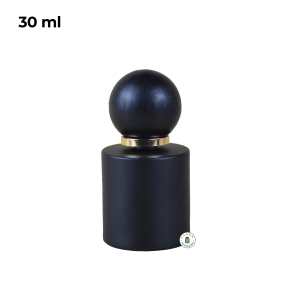 [PRESS] Botol Parfum Tutup Bolat Hitam - 30 ml