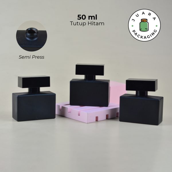 [SEMI PRESS] Botol Parfum Tutup Hitam - 50 ml - Image 2
