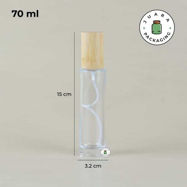 Botol Parfum Spray Gold Tutup Kayu - 70 ml - Image 6