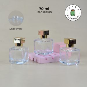 [SEMI PRESS] Botol Parfum Kaca Bening - 70 ml