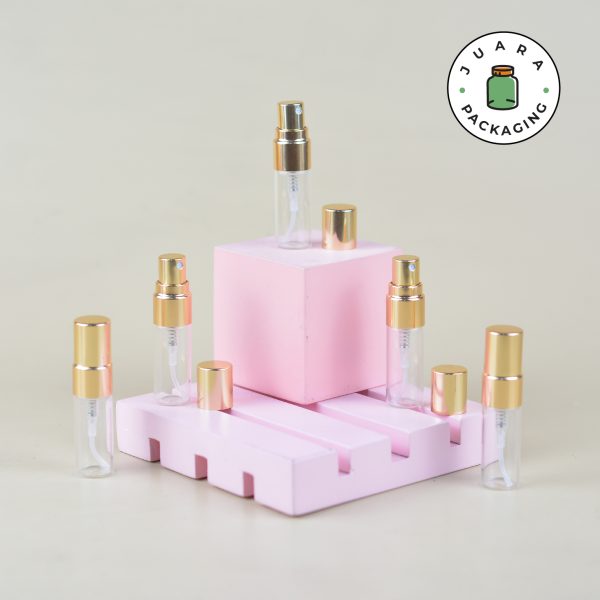 Botol Parfum Mini Spray Gold - 3 ml - Image 2