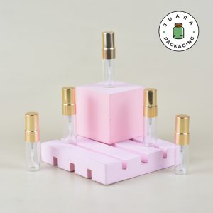 Botol Parfum Mini Spray Gold - 3 ml