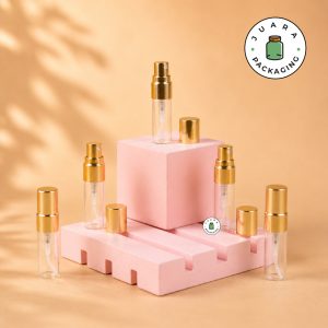 Botol Parfum Mini Spray Gold - 3 ml