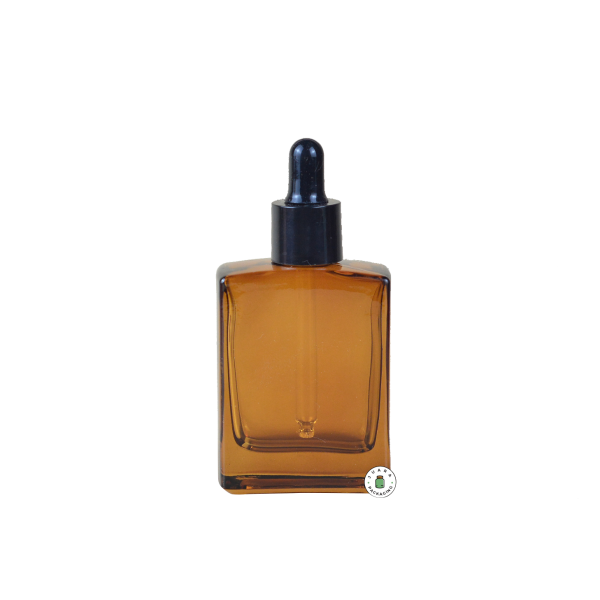 Botol Pipet Amber Kotak - 30ml 50ml 100ml