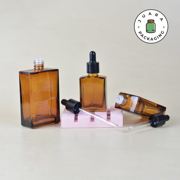 Botol Pipet Amber Kotak - 30ml 50ml 100ml - Image 3