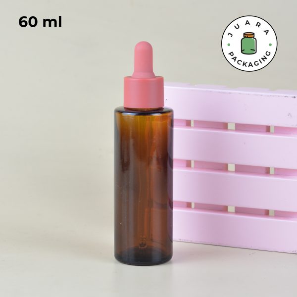 Botol Pipet Amber Karet Pink - 20ml 30ml 50ml 60ml - Image 11