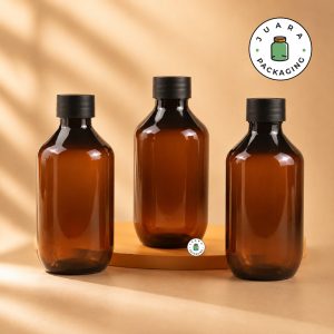Botol Plastik Coklat Tutup Dropper - 300 ml