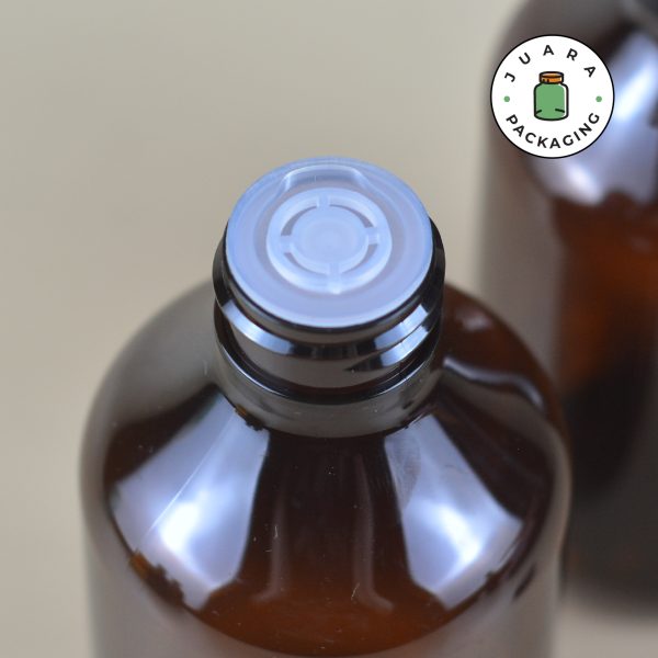 Botol Plastik Coklat Tutup Dropper - 300 ml - Image 5