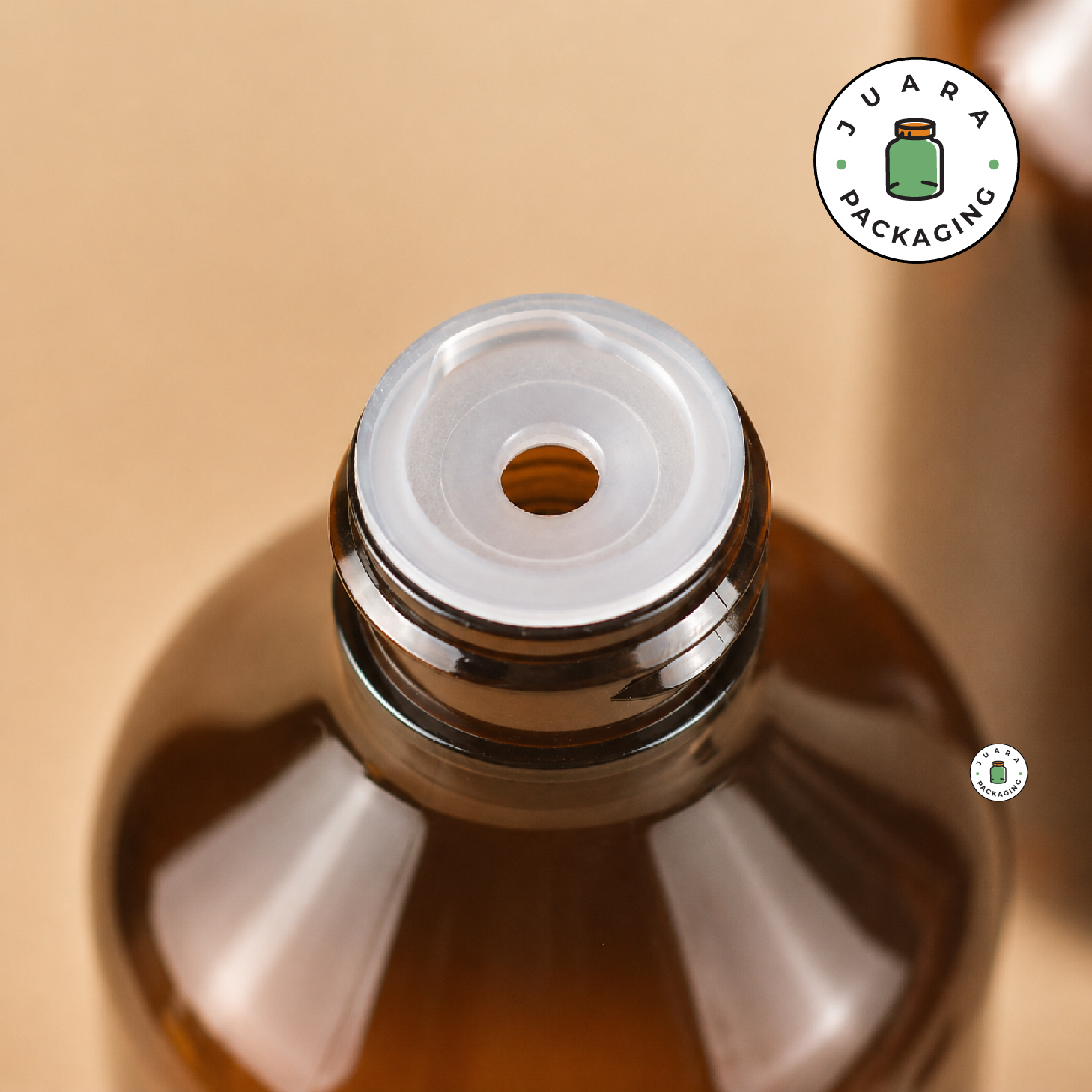 Botol Plastik Coklat Tutup Dropper - 300 ml - Image 4