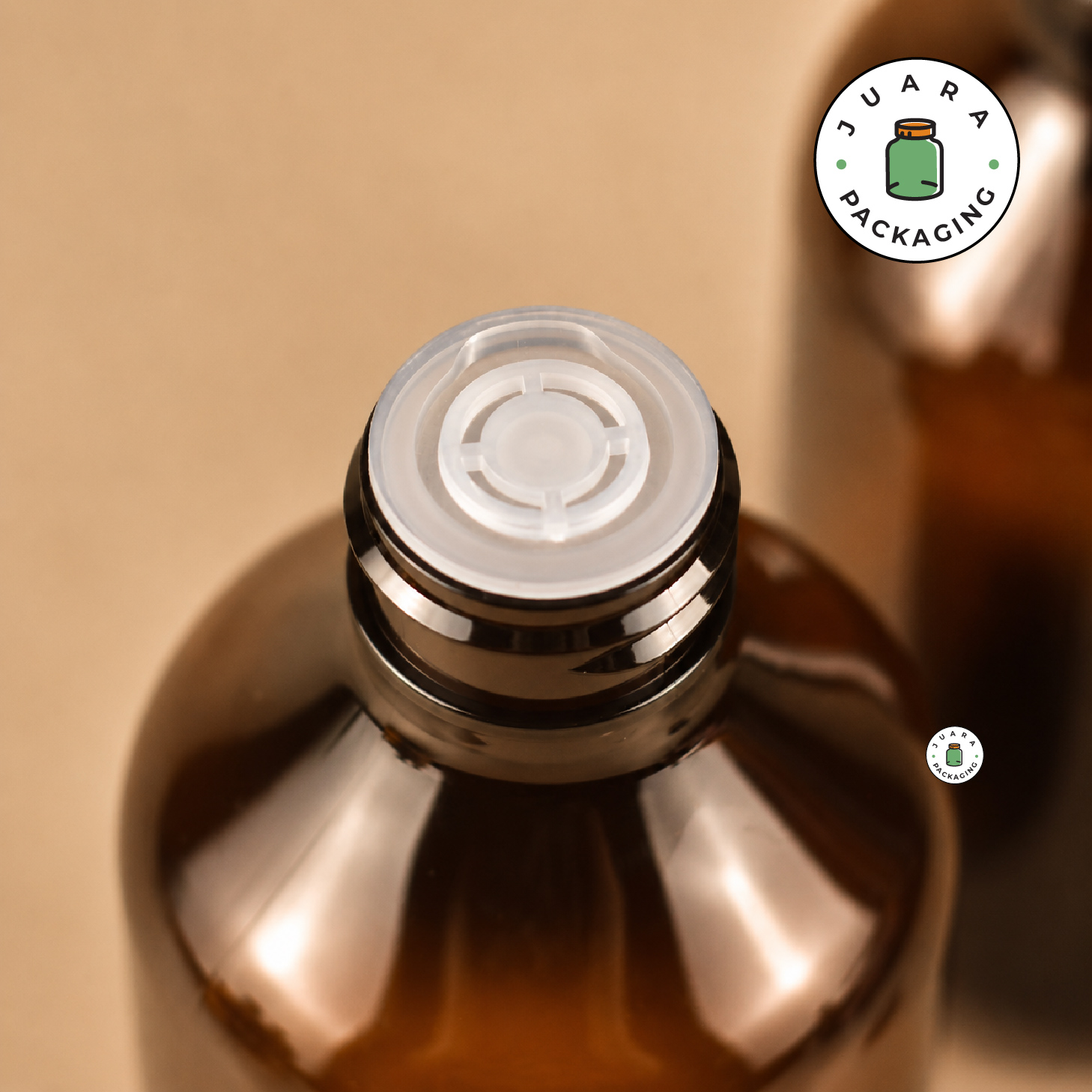 Botol Plastik Coklat Tutup Dropper - 300 ml - Image 5