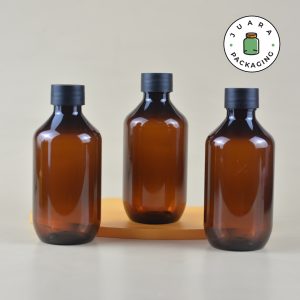 Botol Plastik Coklat Tutup Dropper - 300 ml