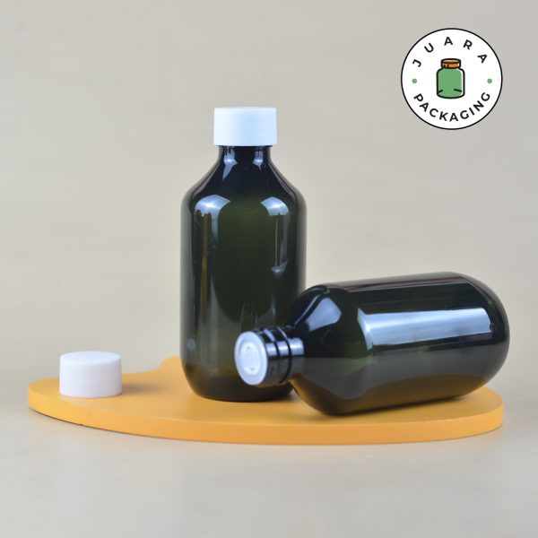 Botol Plastik Hijau Tutup Dropper - 300 ml - Image 6