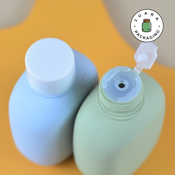Botol Plastik Pastel Pipih Dropper - 100 ml - Image 4