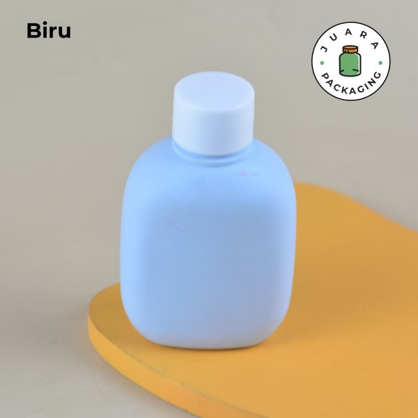 Botol Plastik Pastel Pipih Dropper - 100 ml - Image 7