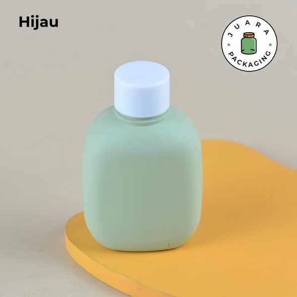 Botol Plastik Pastel Pipih Dropper - 100 ml - Image 8