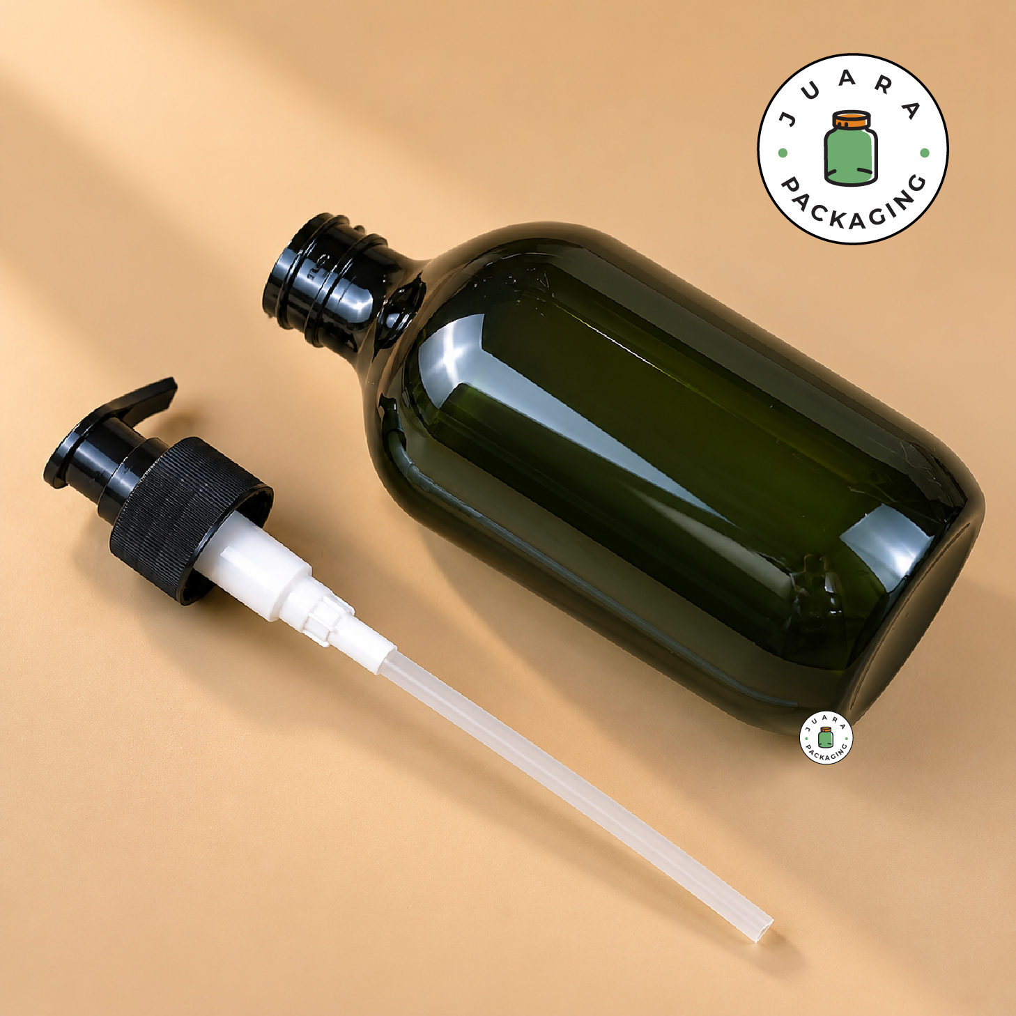 Botol Pump Plastik Hijau - 500 ml - Image 4
